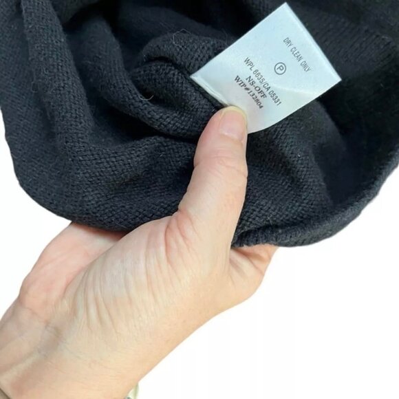 Woolrich sweater women's S black gray pattern 1/2 zip pullover cotton wool nylon - Picture 8 of 11